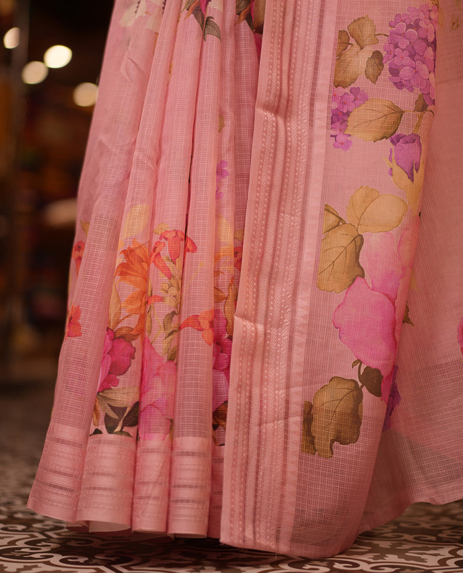 Pink Kota Saree