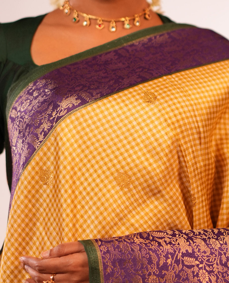 Mehendi Fancy Mysore Silk Saree