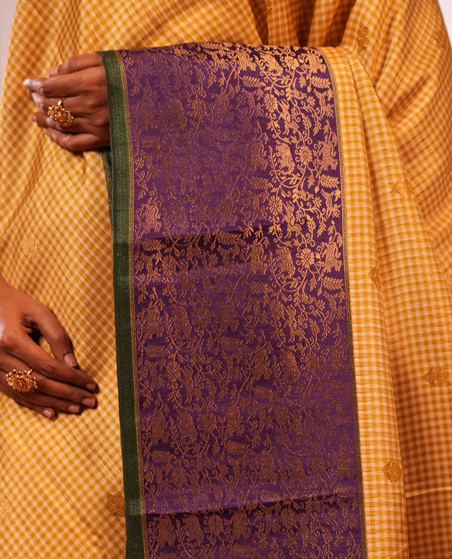 Mehendi Fancy Mysore Silk Saree