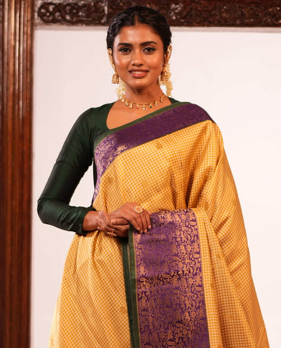 Mehendi Fancy Mysore Silk Saree