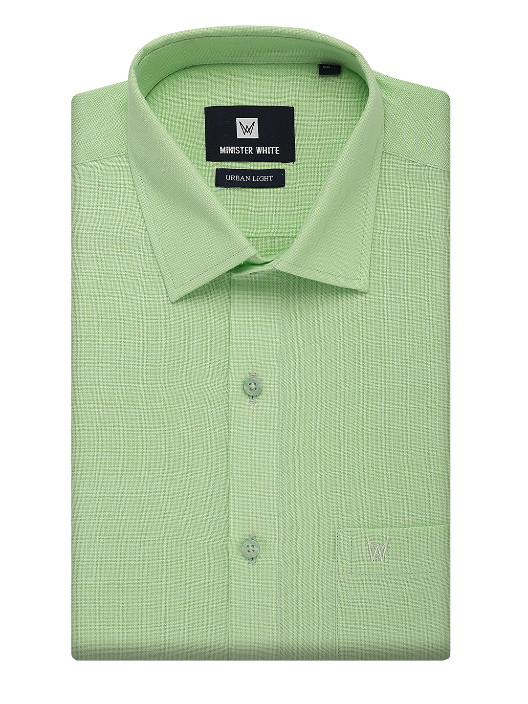 Mens Cotton Regular Fit Lime Colour Shirt Urban Light