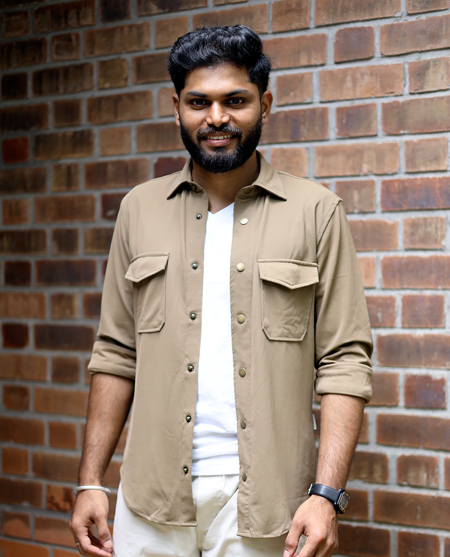 Brown Textured Cotton-Blended Casual Shirt Features Half Sleeves, a Regular Fit, a Spread Collar, and Regular Length