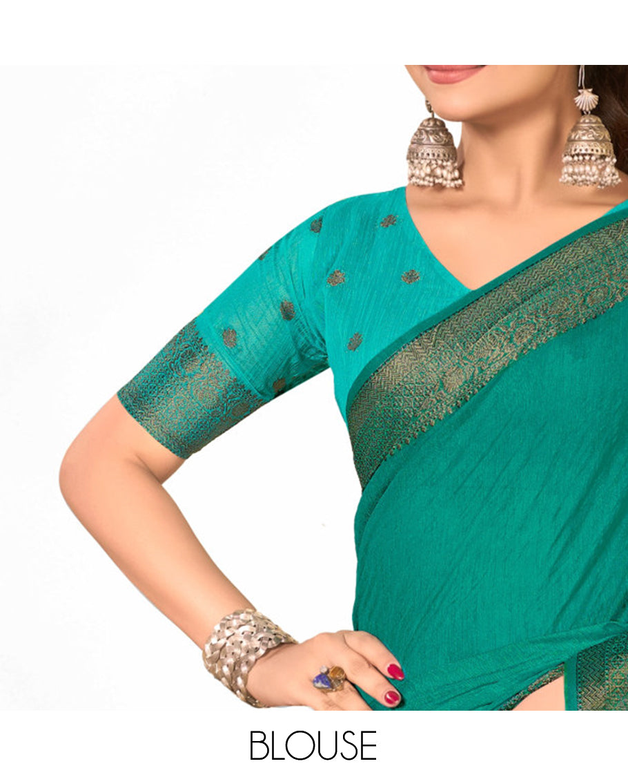 Rama Plain Linen Designer Catalog Saree