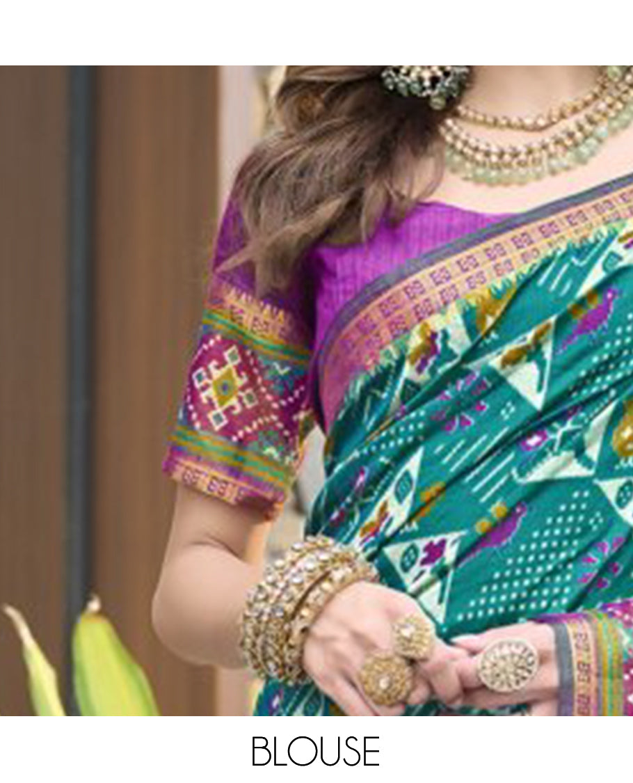Green Fancy Raw Silk Designer Catalog Saree