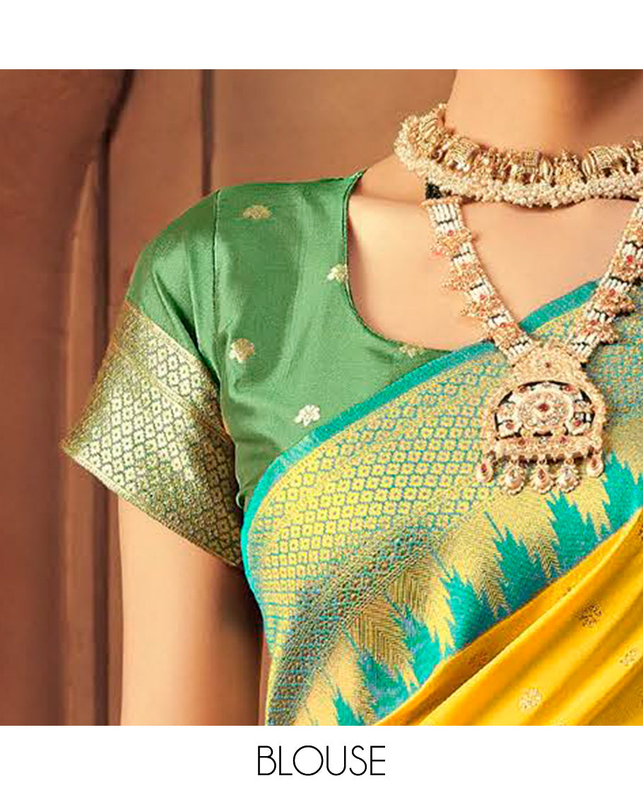 Yellow Buttas Designer Catalog Saree