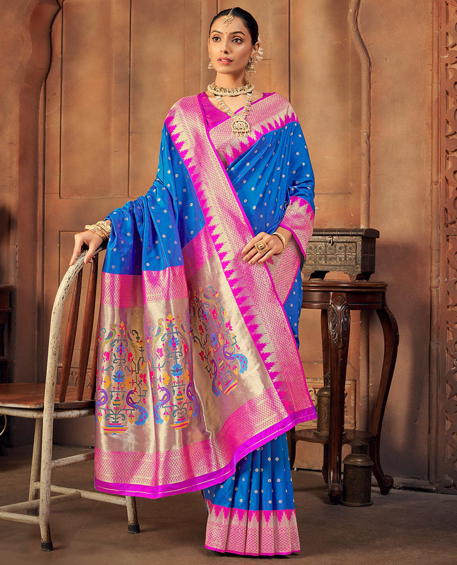 Blue Buttas Designer Catalog Saree