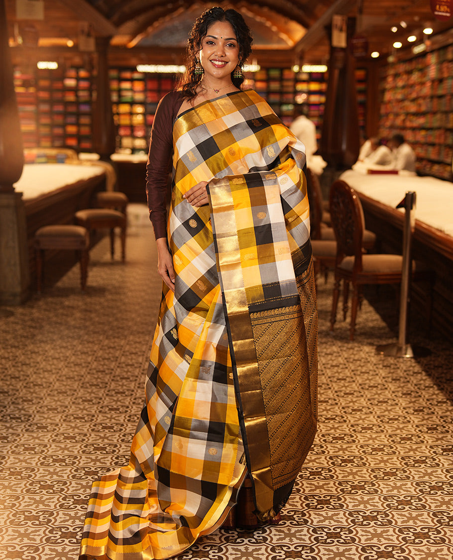 MultiColor Kanchi Silk