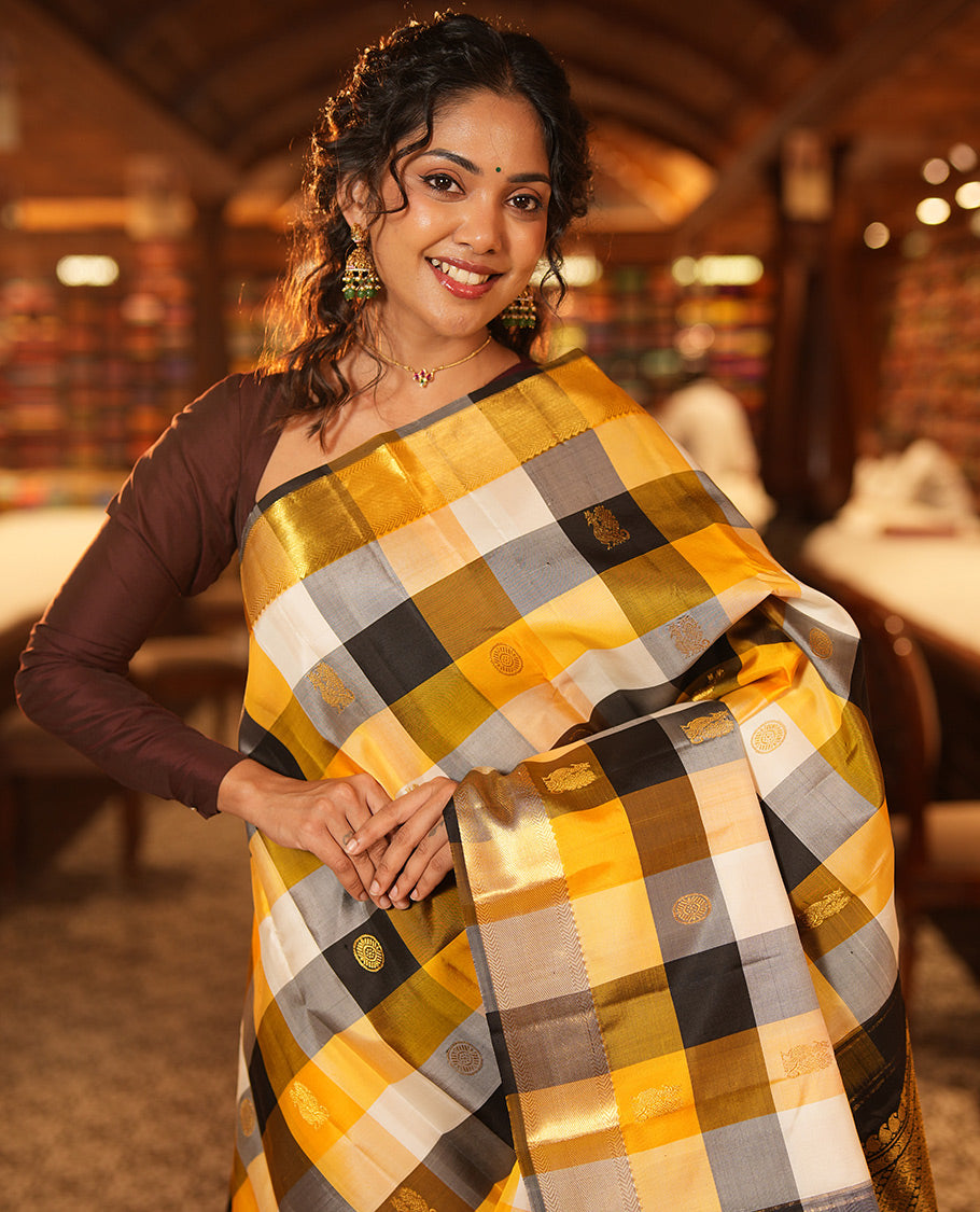 MultiColor Kanchi Silk