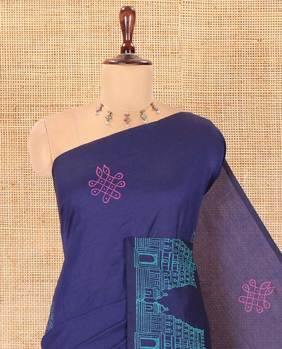 Borderless Blue South Cotton