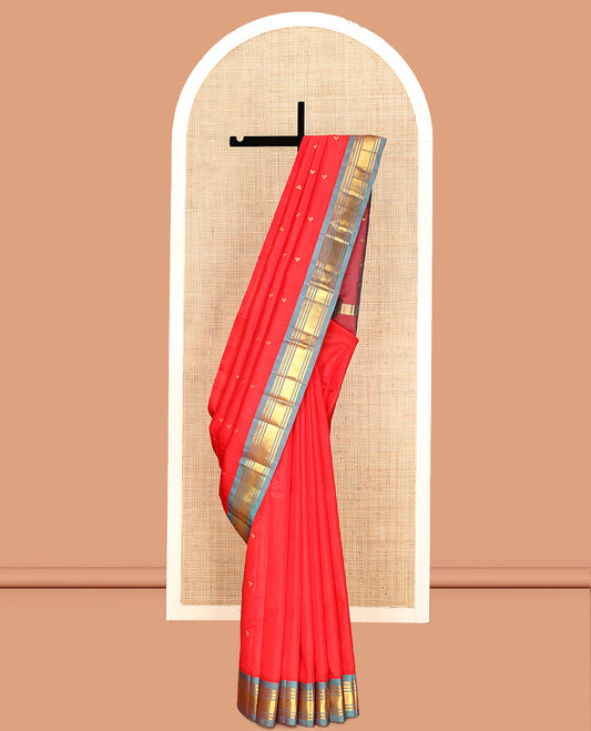 Red Kanchipuram Silk Saree