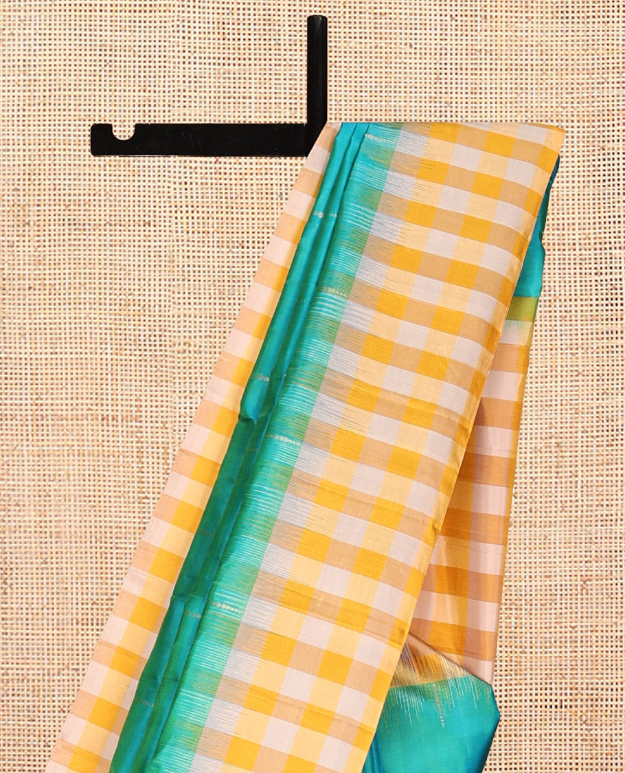 Blue Mayuri Soft Silk Saree