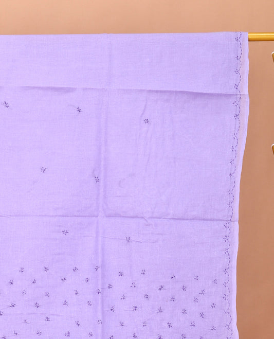 Lavender Lucknowi Chikankari Saree