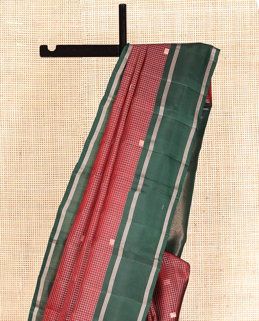 Maroon Mayuri Soft Silk Saree