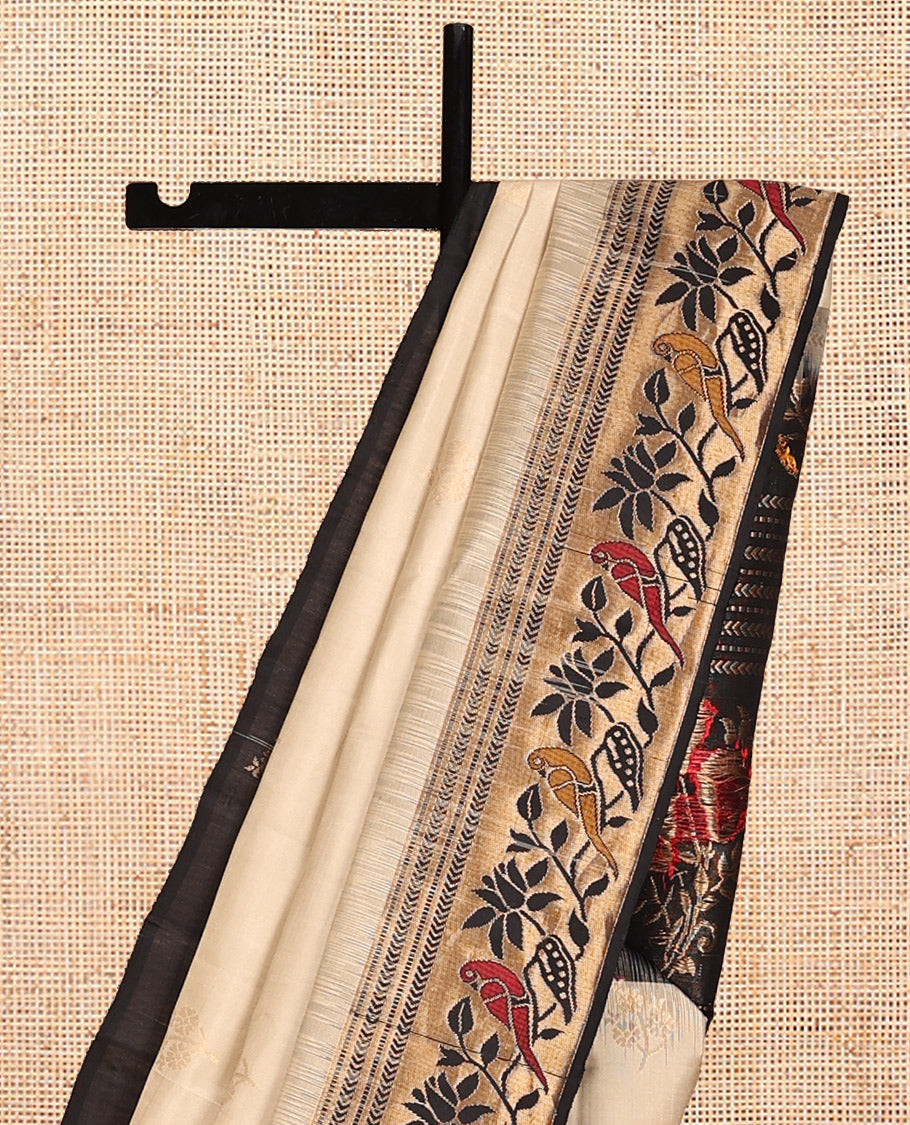 Light Sandal Mayuri Soft Silk Saree