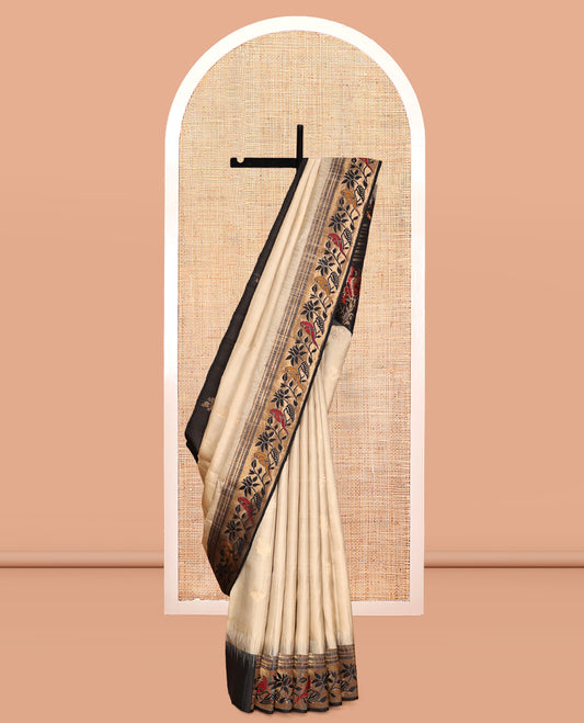 Light Sandal Mayuri Soft Silk Saree