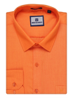 Mens Cotton Orange Shirt