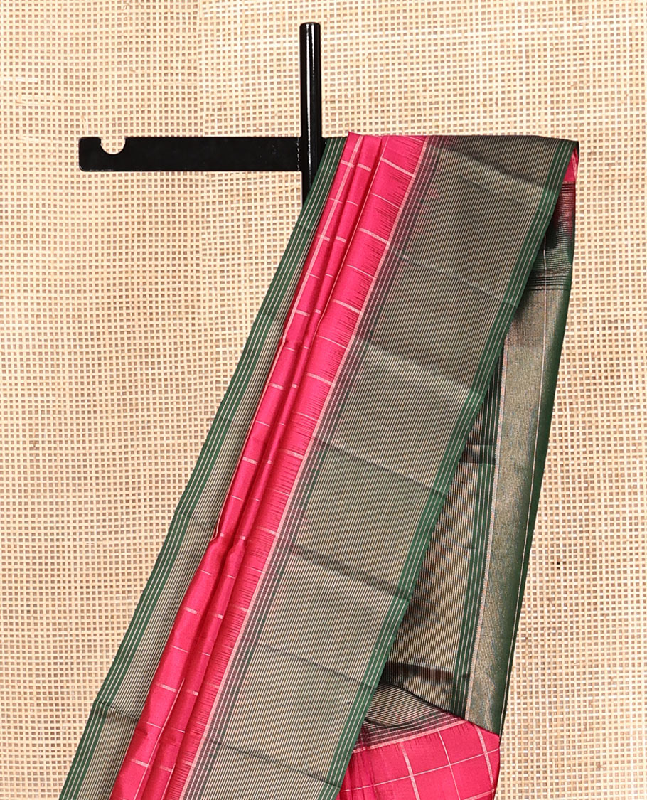 Pink Mayuri Soft Silk Saree