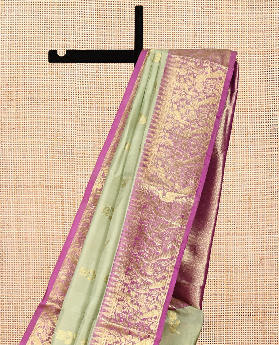 Green Venkatagiri Silk Saree