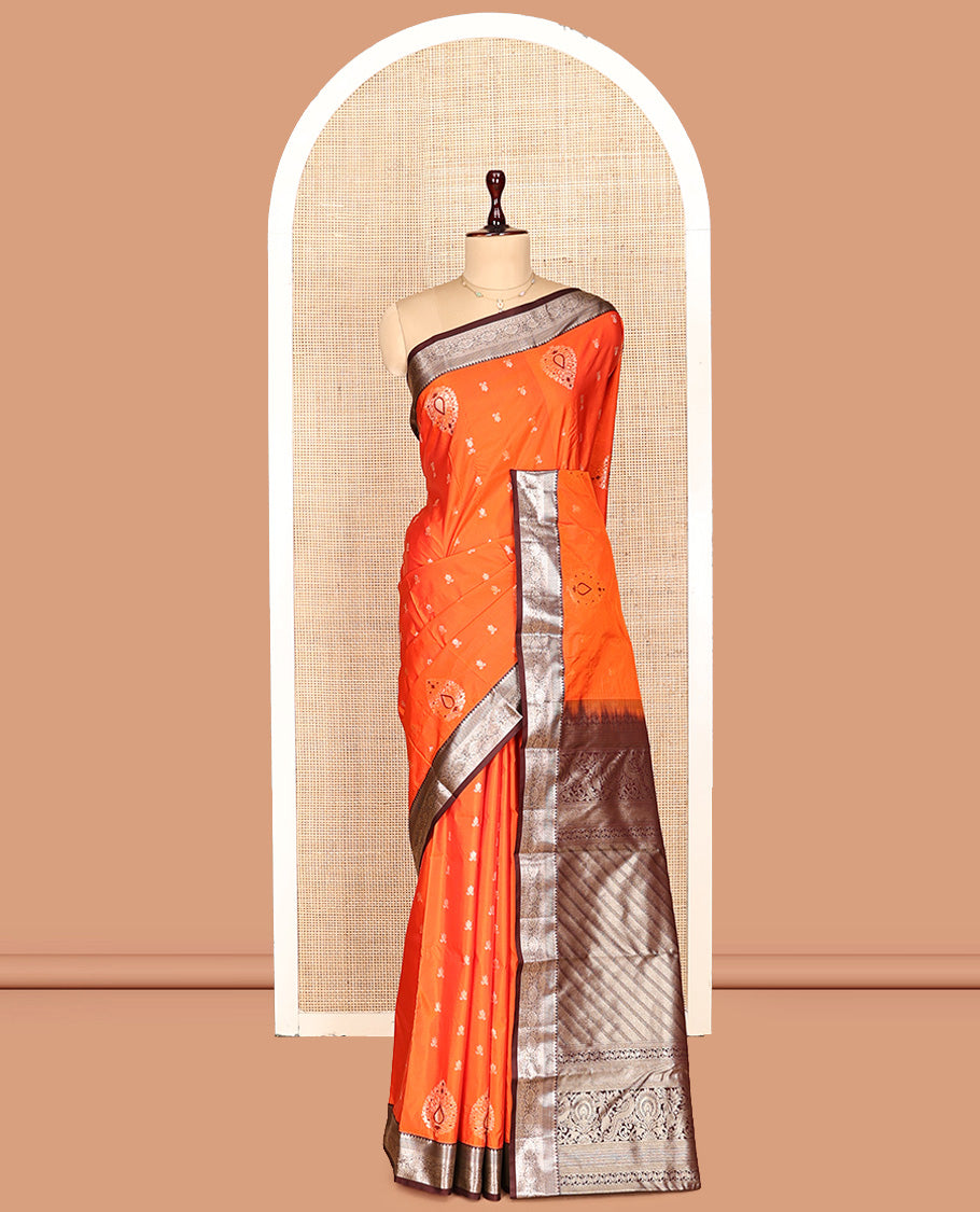 Orange Gift Saree