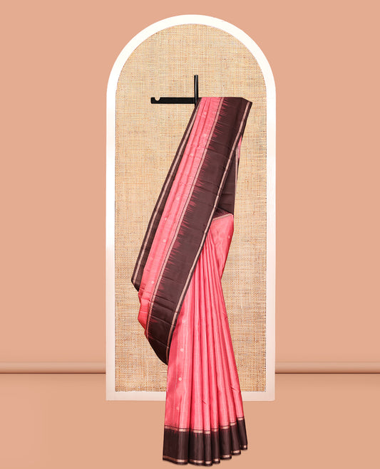 Pink Mayuri Soft Silk Saree