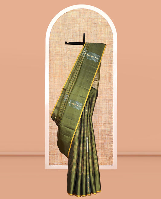 Green Mayuri Soft Silk Saree
