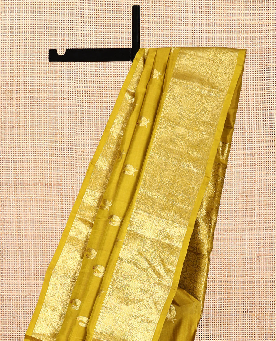 Green Venkatagiri Silk Saree