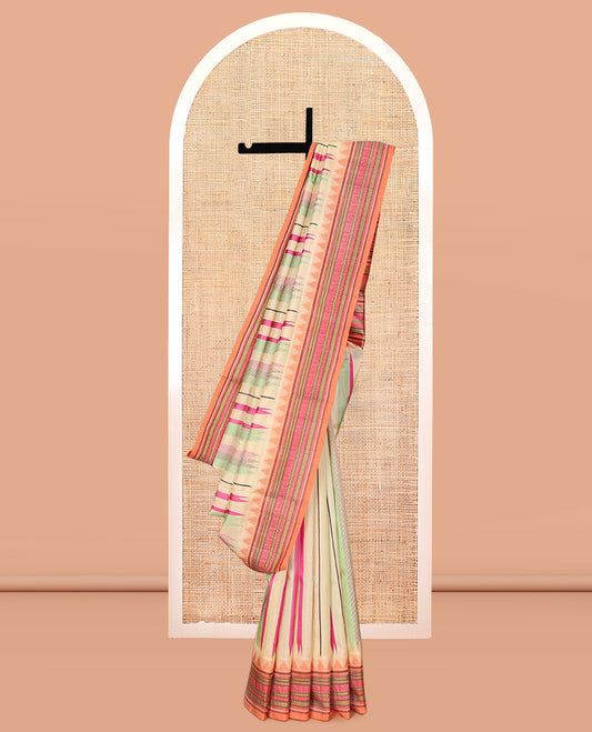 Multi-Color Striped Venkatagiri Silk Saree