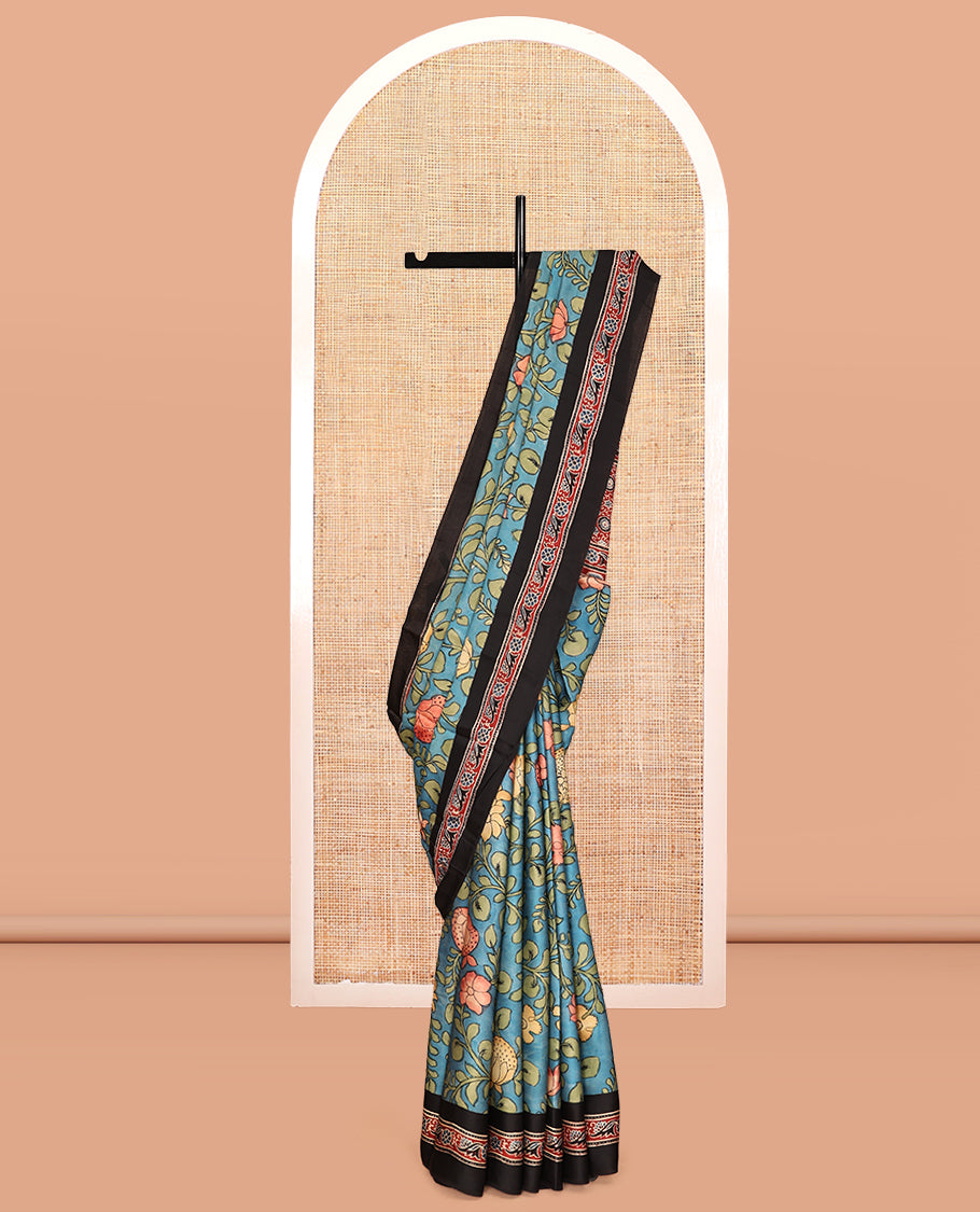 Blue Modal Silk