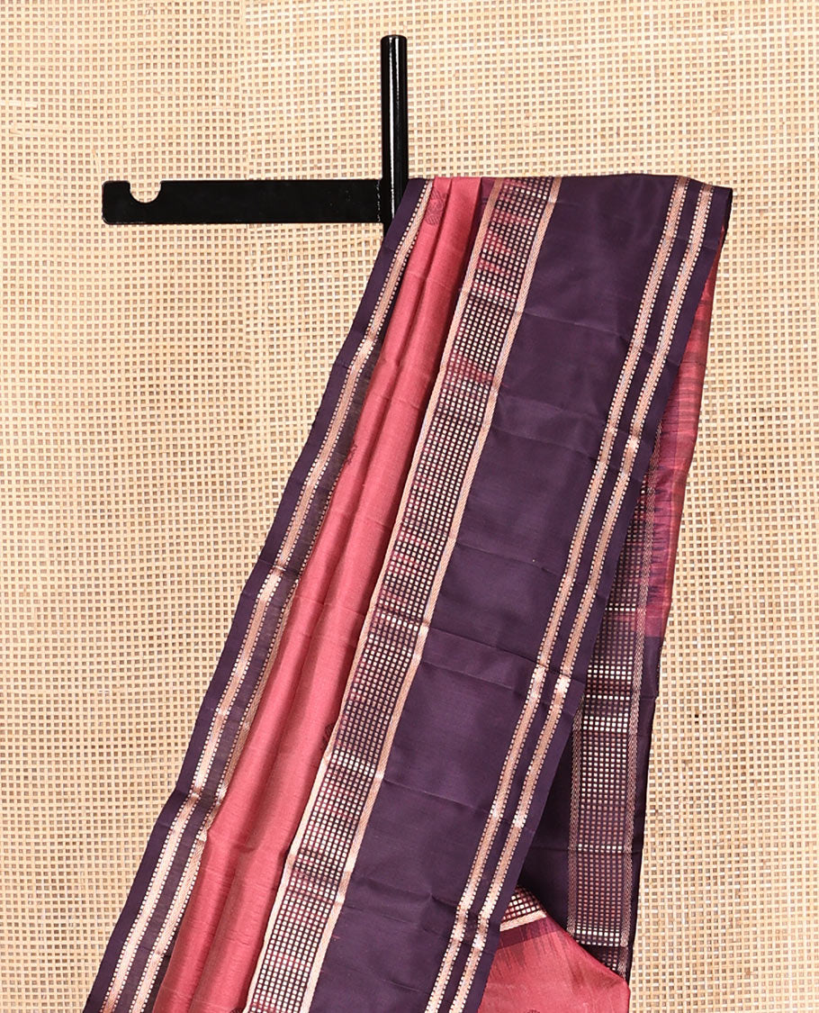 Pink Mayuri Soft Silk Saree