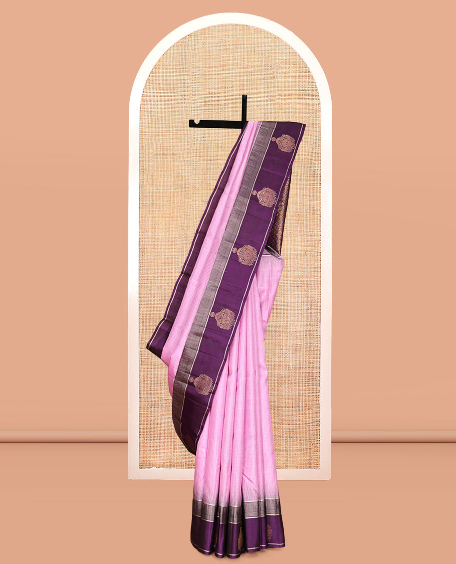 Pink Mayuri Soft Silk Saree