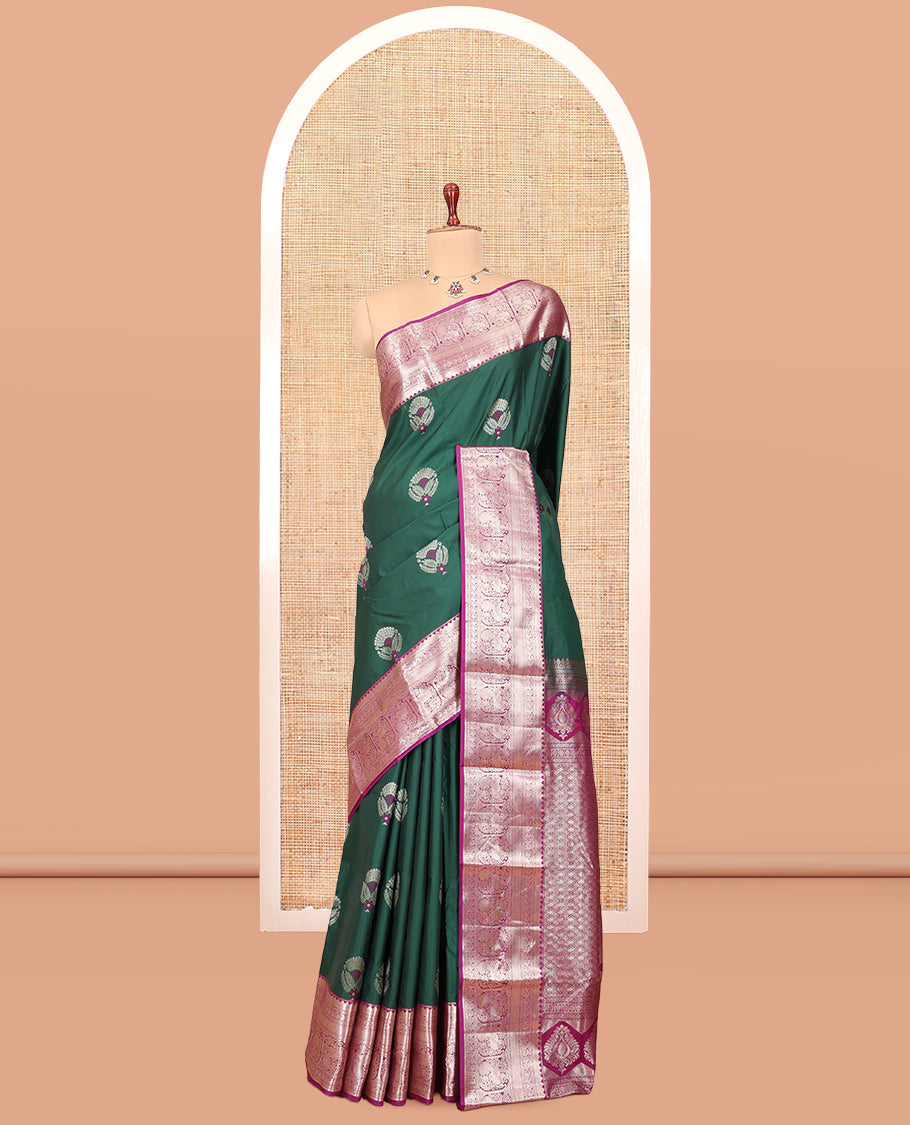 Green Budget Silk Saree