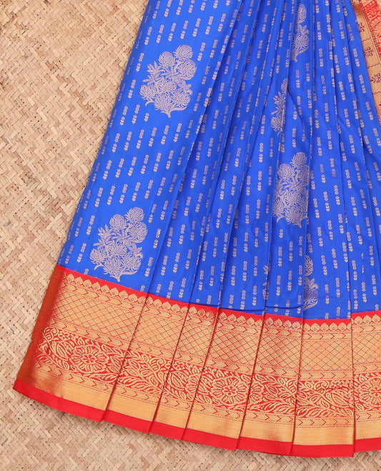 Blue Budget Silk Saree