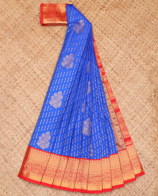 Blue Budget Silk Saree