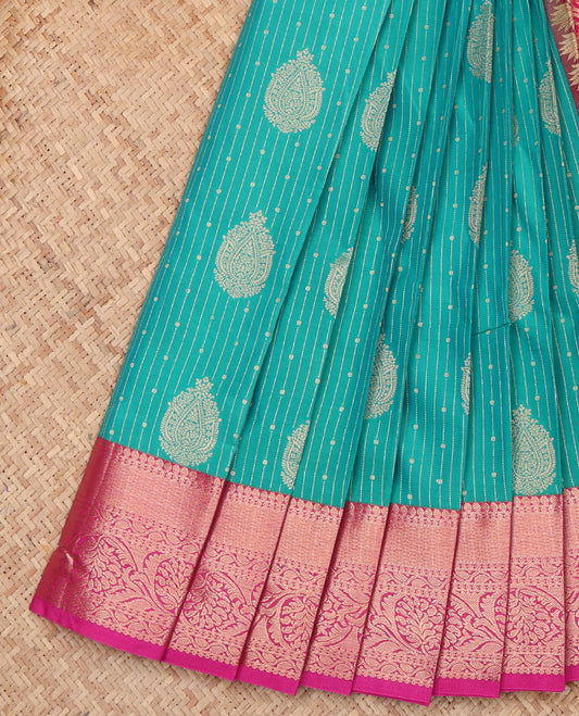 Blue Budget Silk Saree