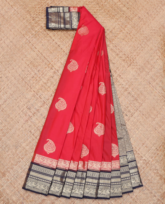 Red Budget Silk Saree