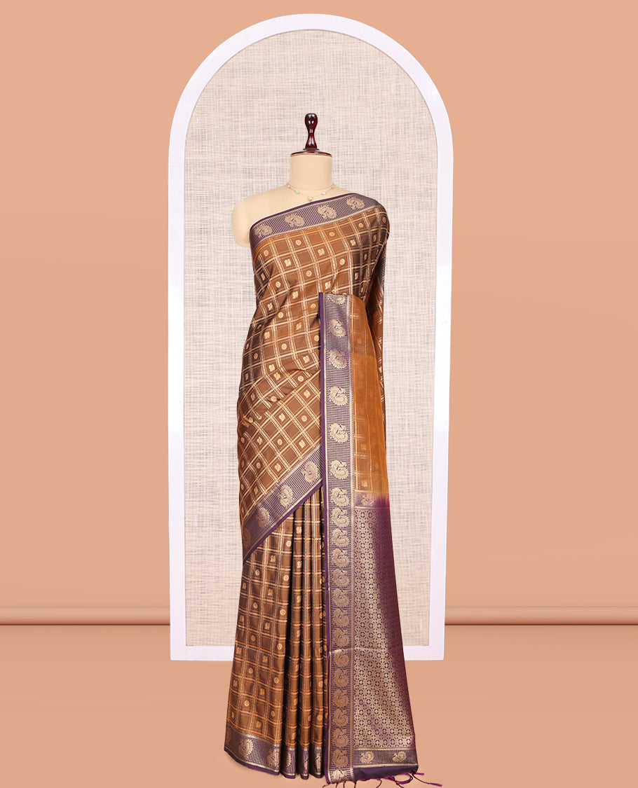 Brown Budget Silk Saree