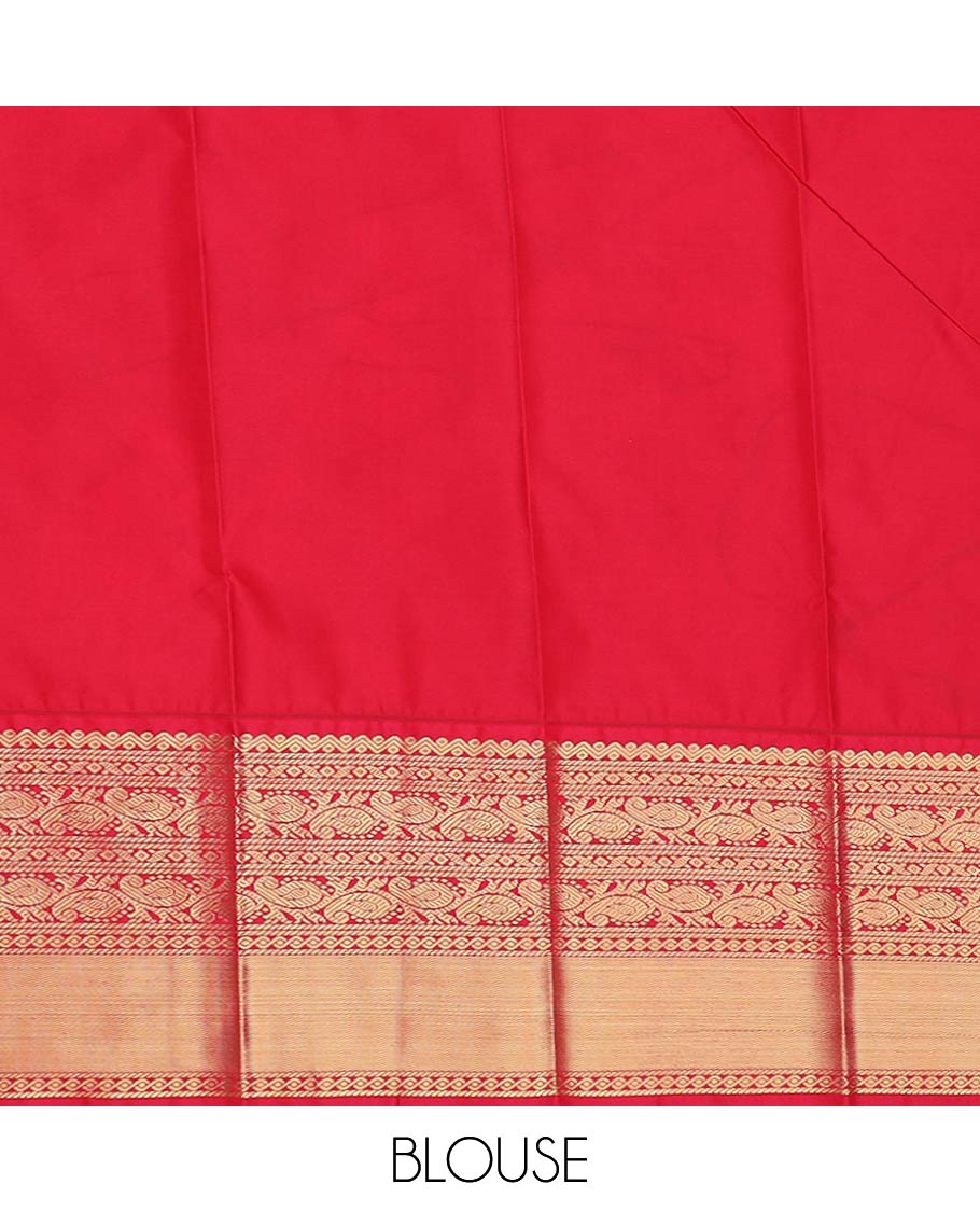 Black zari buttas gift saree, contrast traditional zari design border, and jaal pallu