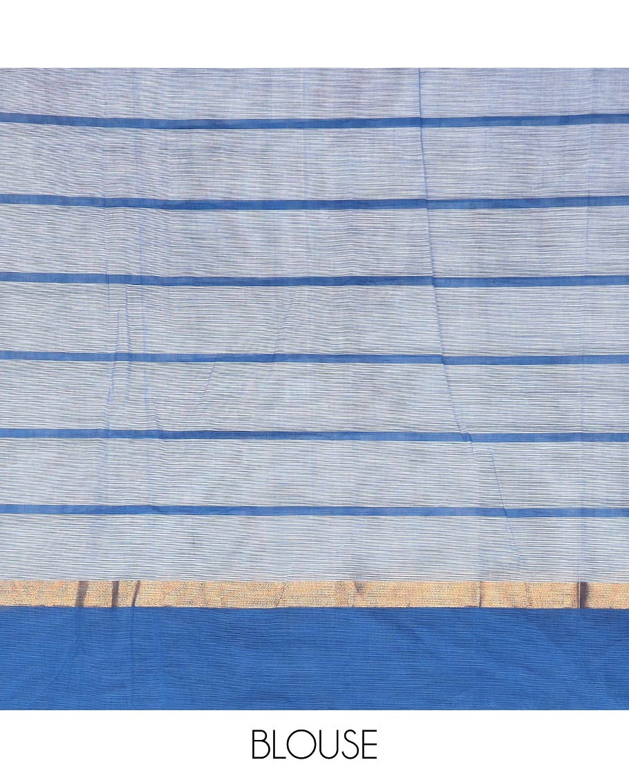 Off-white checked with disney snow white motifs printed chirala cotton saree, contrast print and zari border, and jamdani style printed pallu