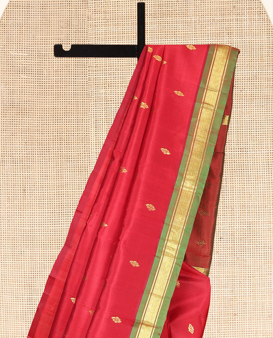 Red Kanchipuram Silk Saree