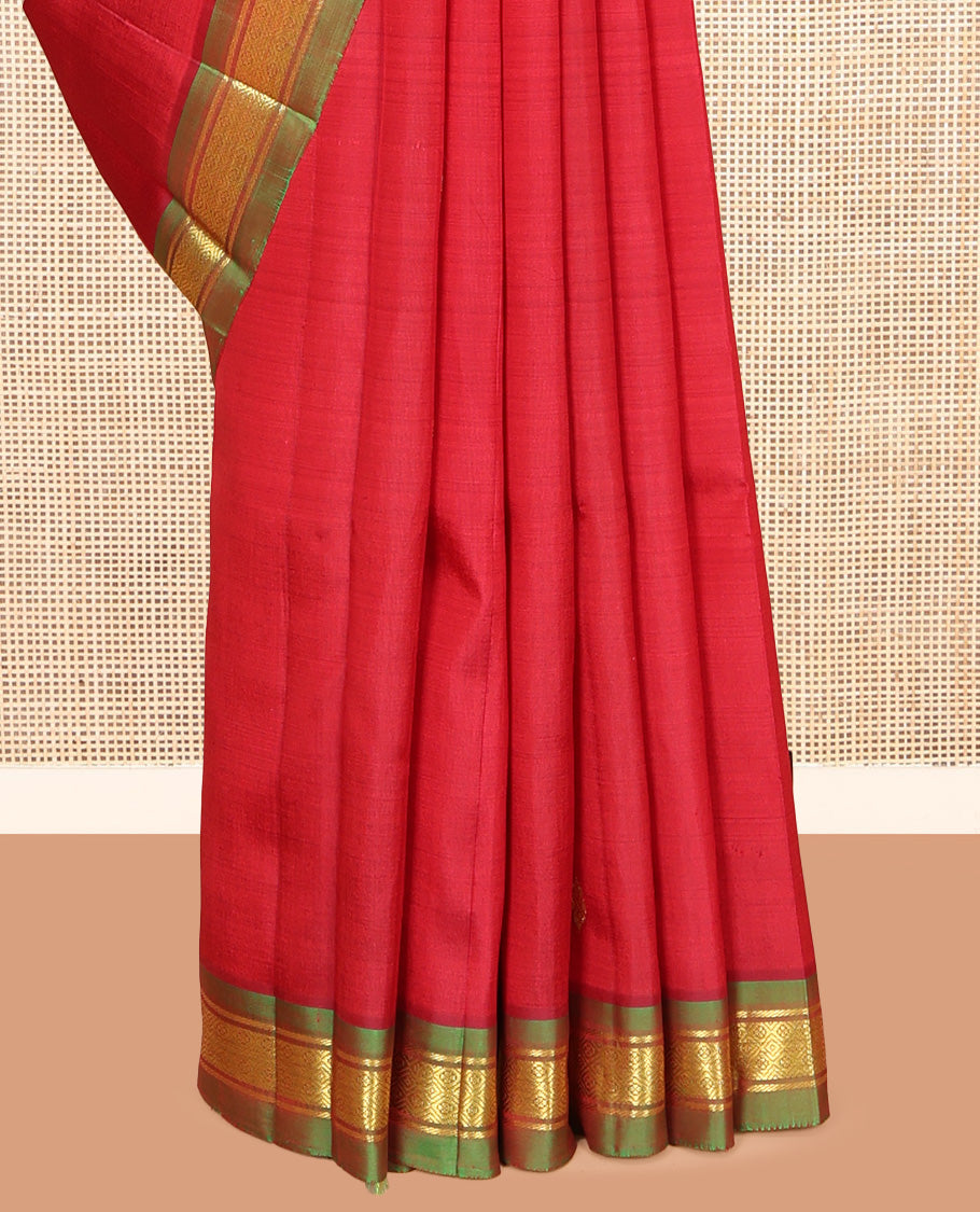Red Kanchipuram Silk Saree