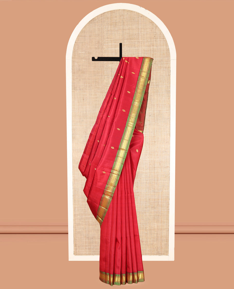 Red Kanchipuram Silk Saree