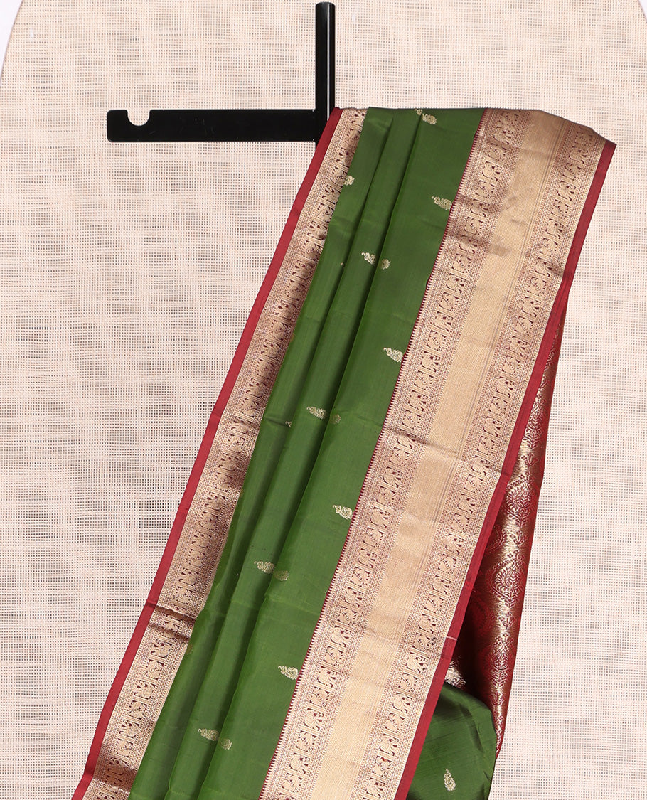 Green Kanchipuram Silk Saree