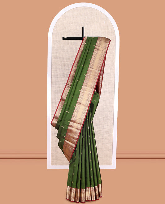 Green Kanchipuram Silk Saree