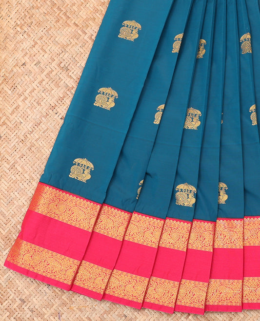 Blue Budget Silk Saree
