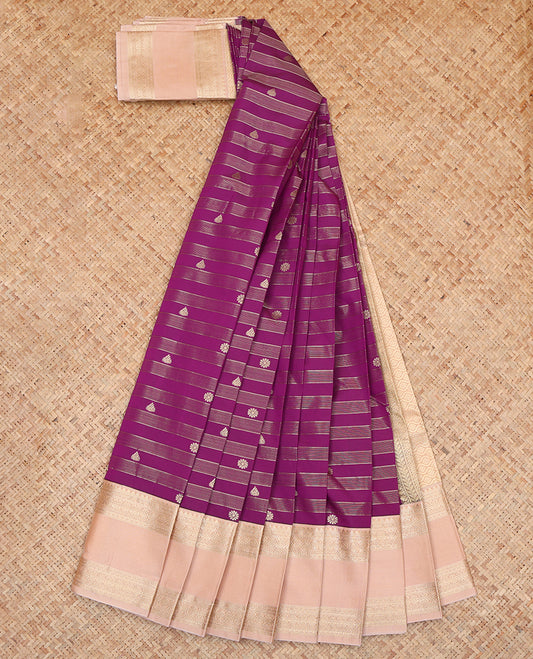 Purple Budget Silk Saree
