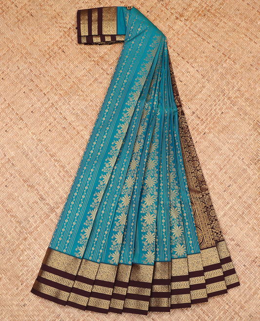 Blue Budget Silk Saree