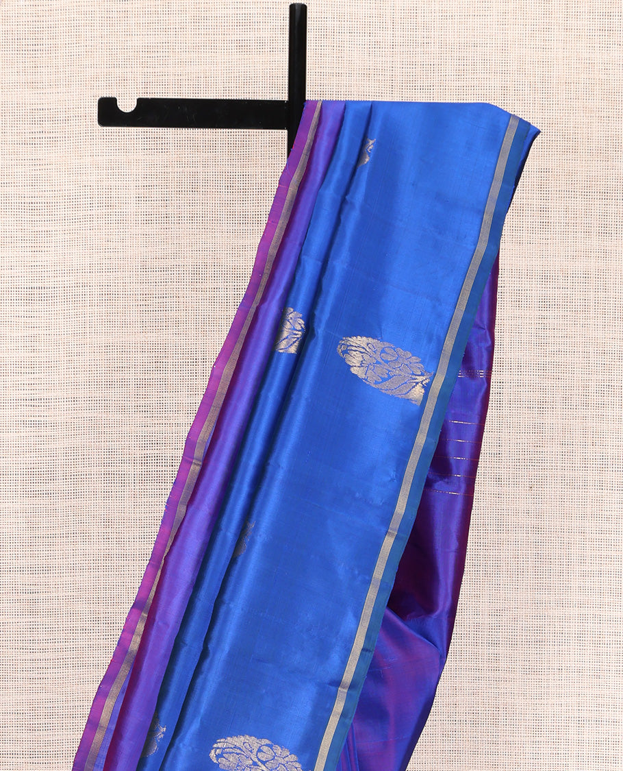 Blue Kanchipuram Silk Saree