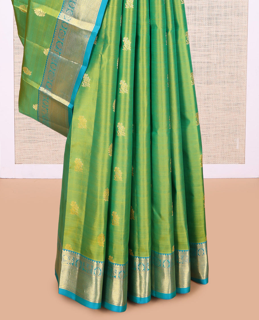 Green Kanchipuram Silk Saree