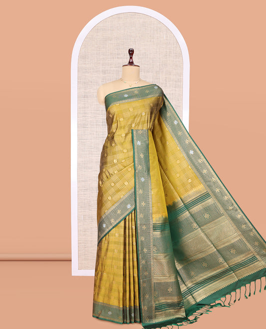Green Budget Silk Saree