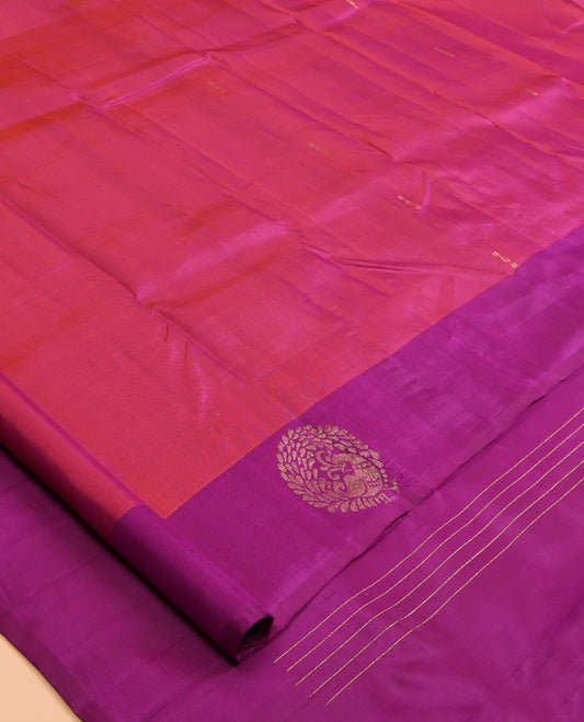 Pink Zari Buttas Kanchipuram Silk Saree